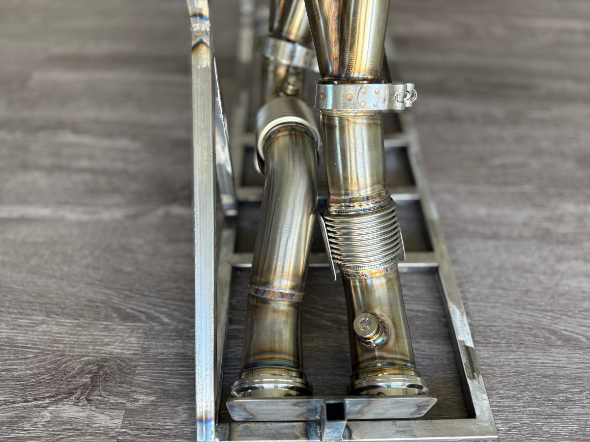 BMW E36 headers stainless steel