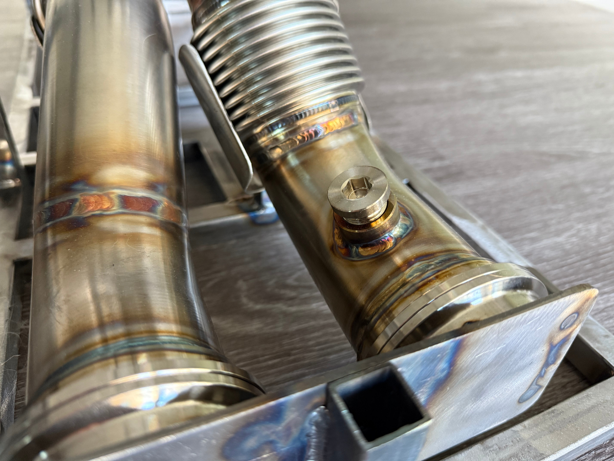 BMW E36 headers stainless steel