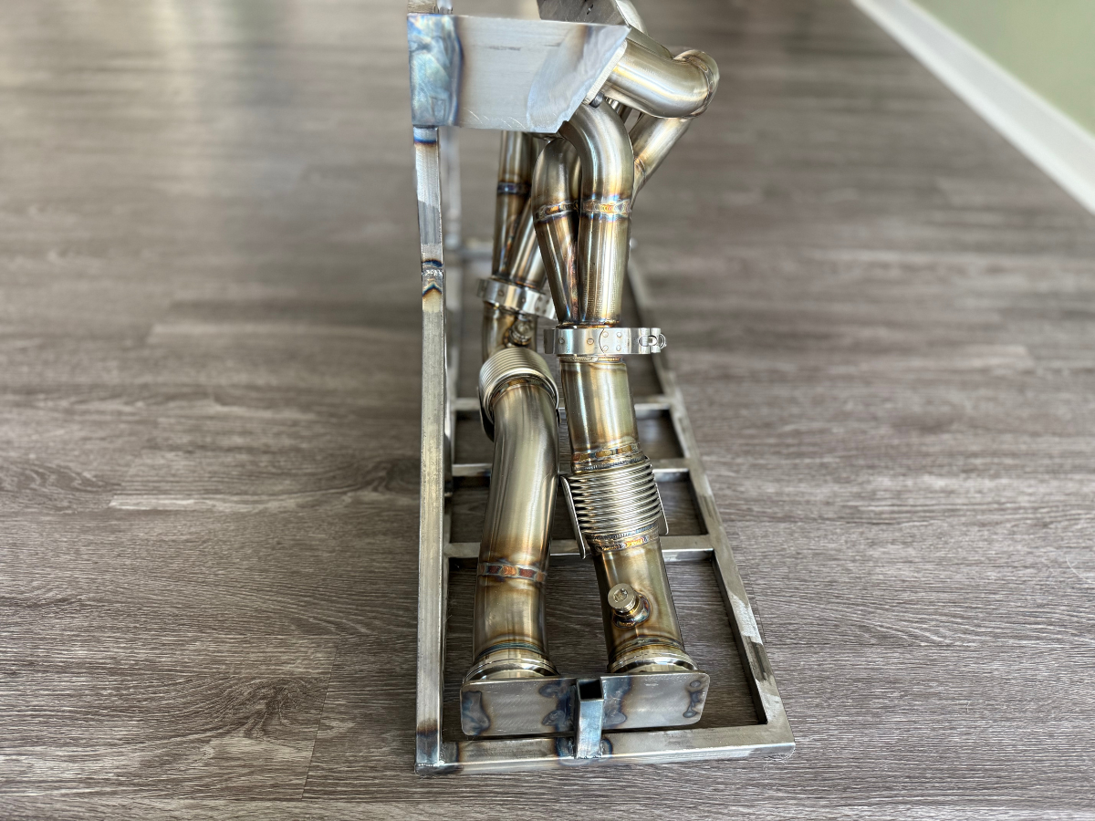 BMW E36 headers stainless steel