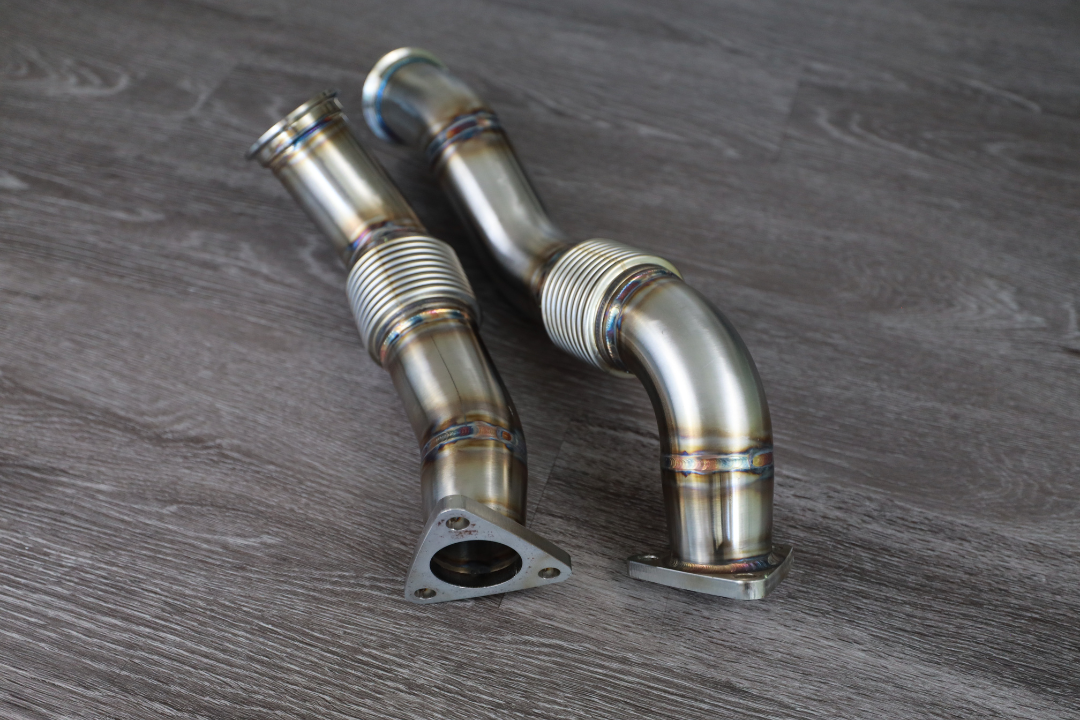 BMW E36 stainless steel exhaust custom fabrication